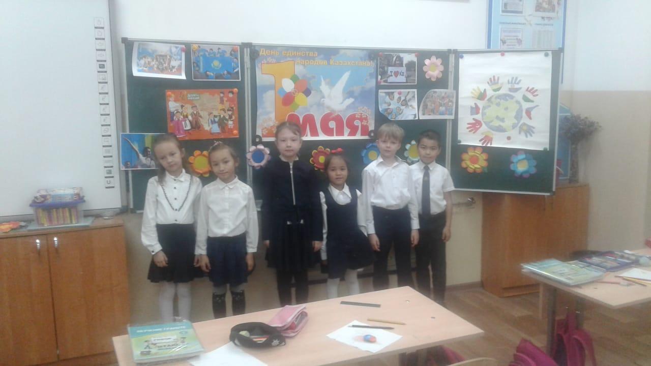 Классный час на тему: "День единства народов казахстана"