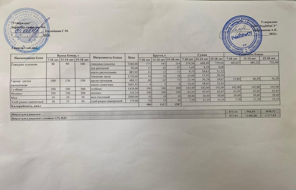 Меню (зима-весна) 18.04.2022г.