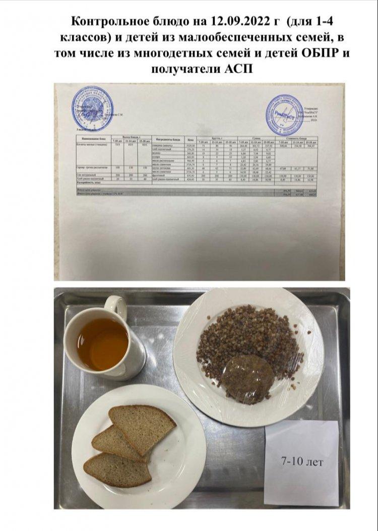 Меню (лето-осень)  3 неделя 1-й день