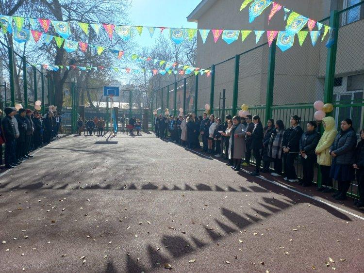 Открытие новой спортивной площадки