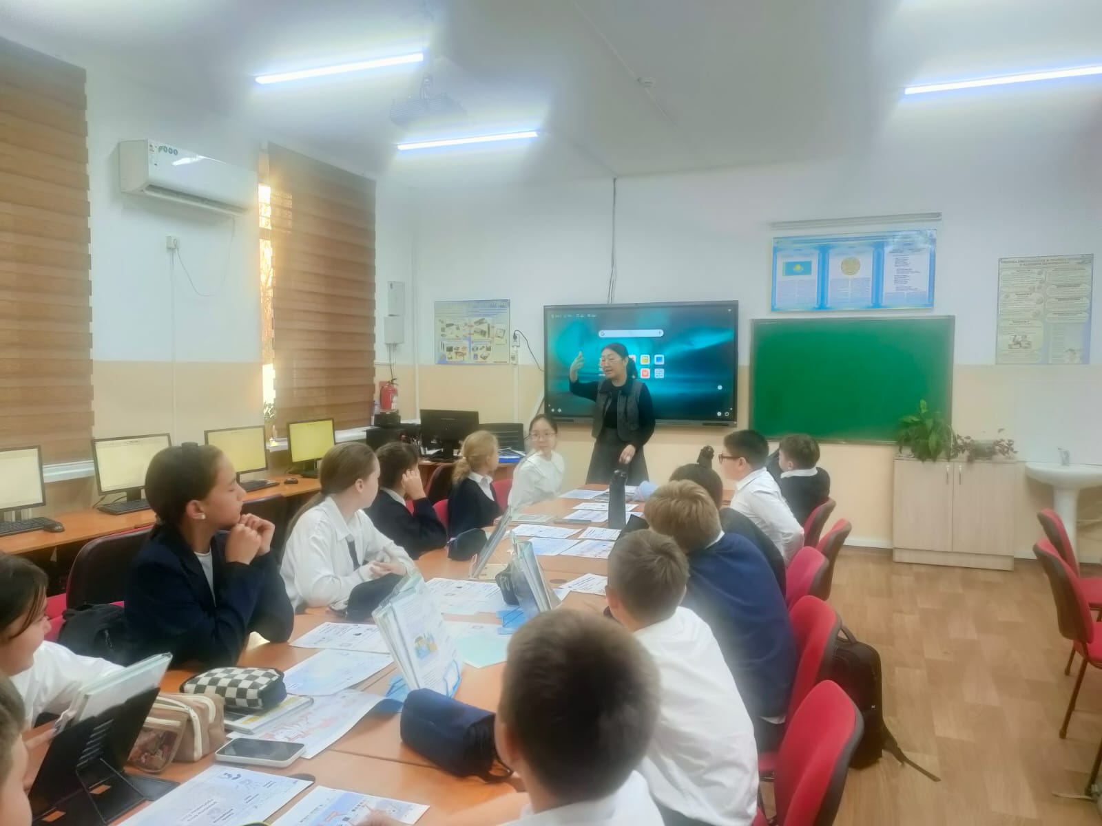 Ашық информатика сабағы 5 «А» сыныбында